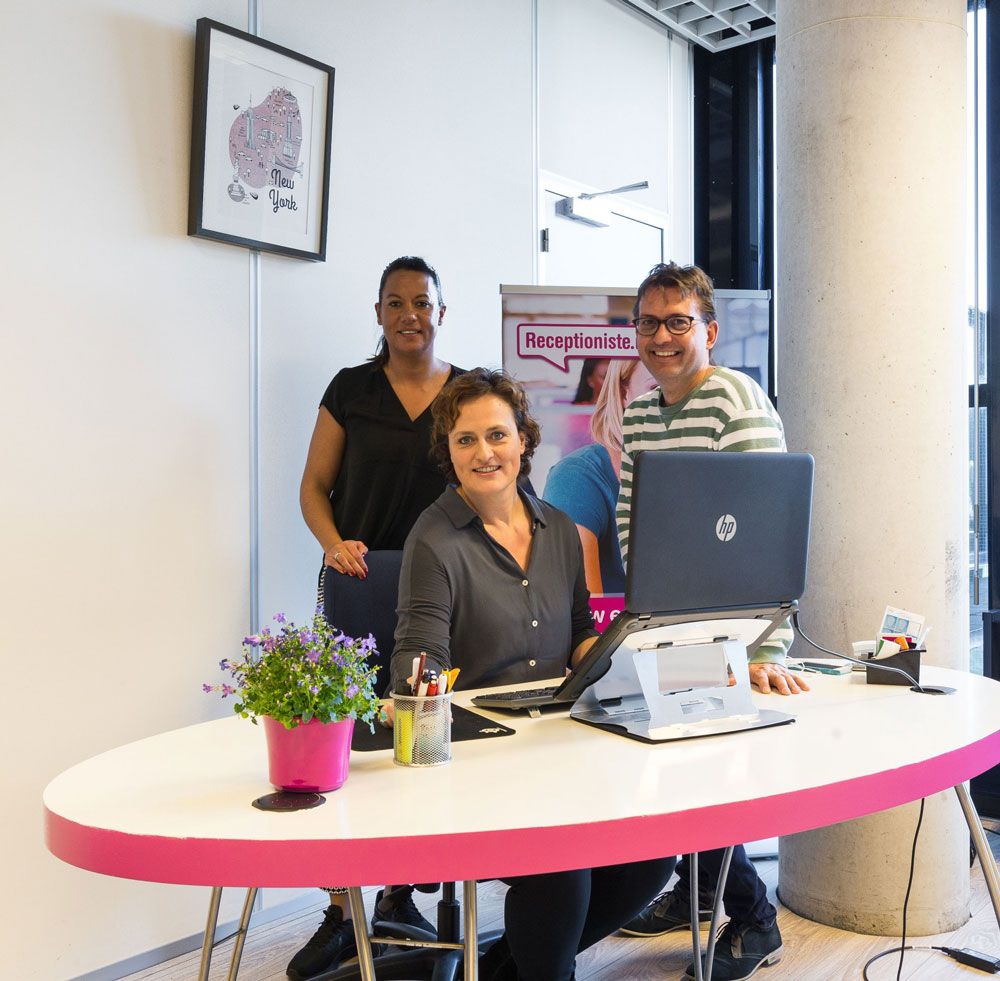 Dit is het team van Receptioniste.nl